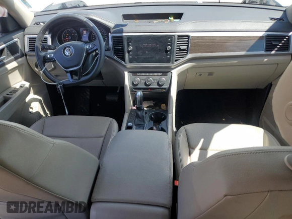 2019 Volkswagen Atlas SE with VIN 1V2WR2CA7KC598569, listed as a Copart auction lot 52291815 with 92,778 mi miles and Salvage title. Bid and sale history available at DreamBid. Image 8.