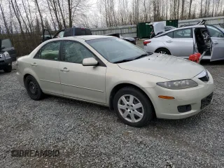 2006 Mazda 6 i with VIN 1YVFP80C265M31606, listed as a Copart auction lot 49741955 with 254,728 mi miles and Salvage Title. Bid and sale history available at carsss.com. Image 4.