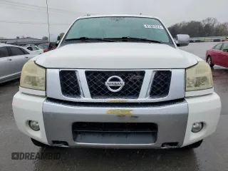 2010 Nissan Titan LE with VIN 1N6AA0EC3AN314733, listed as a Copart auction lot 81301574 with 120,683 mi miles and Salvage Title. Bid and sale history available at carsss.com. Image 5.
