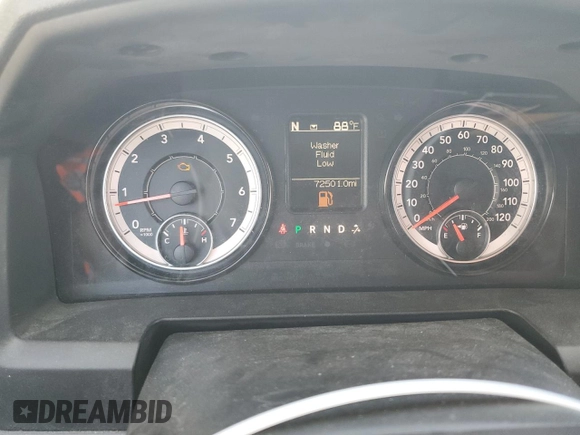 2020 Ram 1500 Tradesman with VIN 1C6RR6FTXLS114444, listed as a Copart auction lot 54397925 with 72,501 mi miles and Salvage title. Bid and sale history available at DreamBid. Image 9.