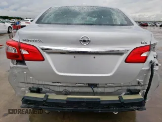 2019 Nissan Sentra SV with VIN 3N1AB7AP0KL613084, listed as a Copart auction lot 55514075 with 115,051 mi miles and Salvage Title. Bid and sale history available at DreamBid. Image 6.