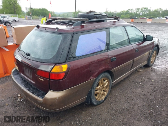 2000 Subaru Legacy Outback with VIN 4S3BH6655Y7624841, listed as a IAAI auction lot 42111214 with 219,767 mi miles and . Bid and sale history available at DreamBid. Image 4.