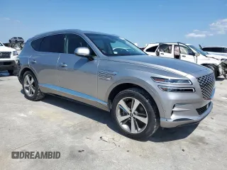 2021 Genesis GV80 with VIN KMUHBDSB0MU036821, listed as a Copart auction lot 56525235 with 56,578 mi miles and Salvage title. Bid and sale history available at DreamBid. Image 4.
