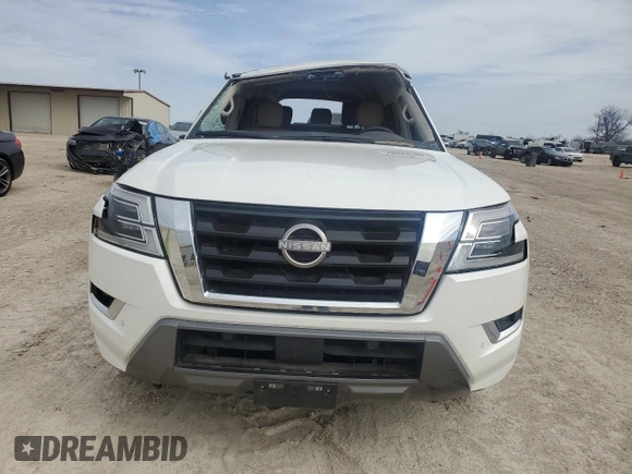 2022 Nissan Armada SV with VIN JN8AY2AC0N9163403, listed as a Copart auction lot 48340765 with 37,722 mi miles and Clean Title. Bid and sale history available at carsss.com. Image 5.