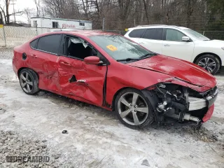 2013 Dodge Dart GT with VIN 1C3CDFCB2DD325091, listed as a Copart auction lot 45110635 with 142,583 mi miles and Salvage Title. Bid and sale history available at carsss.com. Image 4.
