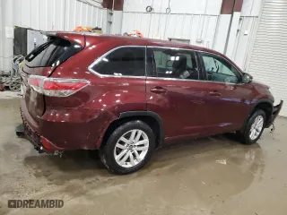2016 Toyota Highlander LE with VIN 5TDBKRFH6GS289025, listed as a Copart auction lot 41775995 with 154,898 mi miles and Non Repairable. Bid and sale history available at carsss.com. Image 3.