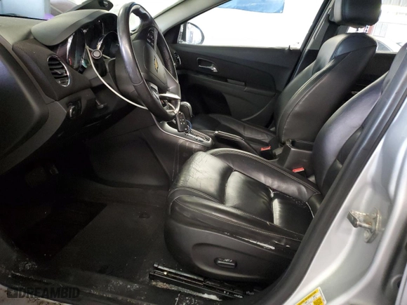 2012 Chevrolet Cruze LTZ with VIN 1G1PH5SCXC7117827, listed as a Copart auction lot 46258225 with 162,834 mi miles and Salvage Title. Bid and sale history available at carsss.com. Image 7.