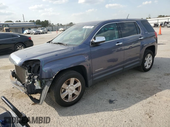 2013 GMC Terrain SLE with VIN 2GKALMEK5D6265608, listed as a Copart auction lot 48771585 with 159,567 mi miles and Salvage Title. Bid and sale history available at carsss.com. Image 1.