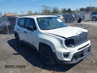 2019 Jeep Renegade Sport z VIN ZACNJBAB9KPK50894, wystawiony jako IAAI lot #41953413 z przebiegiem 95 821 mil mil oraz . Historia ofert i sprzedaży dostępna na DreamBid. Obrazek 1.