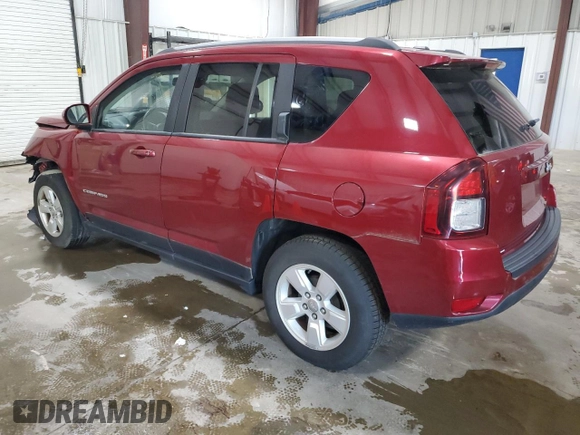 2017 Jeep Compass High Altitude with VIN 1C4NJCEB2HD160643, listed as a Copart auction lot 59567005 with 92,927 mi miles and Clean title. Bid and sale history available at DreamBid. Image 2.