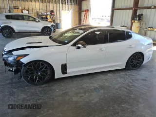 2023 Kia Stinger GT-Line with VIN KNAE35LD7P6135618, listed as a Copart auction lot 81674564 with 20,068 mi miles and Clean Title. Bid and sale history available at carsss.com. Image 1.