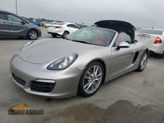 2013 Porsche Boxster S with VIN WP0CB2A82DS132355, listed as a Copart auction lot 74859104 with 0 mi miles and Salvage Title. Bid and sale history available at carsss.com. Image 1.