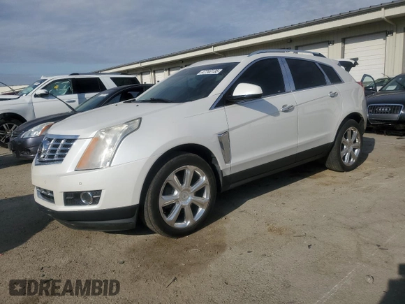 2015 Cadillac SRX Premium Collection with VIN 3GYFNDE39FS623425, listed as a Copart auction lot 47740135 with 133,838 mi miles and Salvage title. Bid and sale history available at DreamBid. Image 1.