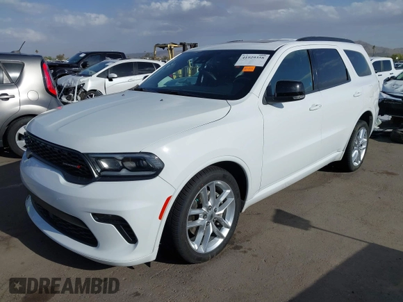 2023 Dodge Durango GT Plus with VIN 1C4RDHDG5PC616674, listed as a IAAI auction lot 41929358 with 42,279 mi miles and . Bid and sale history available at DreamBid. Image 18.