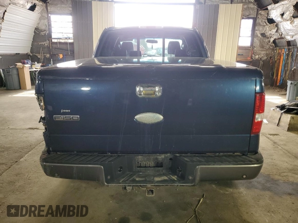 2006 Ford F-150 XLT with VIN 1FTPW14V56FB73947, listed as a Copart auction lot 48334275 with 147,256 mi miles and Salvage Title. Bid and sale history available at carsss.com. Image 6.