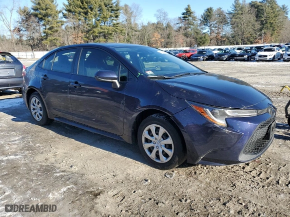 2020 Toyota Corolla LE with VIN JTDEPRAE8LJ048814, listed as a Copart auction lot 86552434 with 88,536 mi miles and Salvage Title. Bid and sale history available at carsss.com. Image 4.