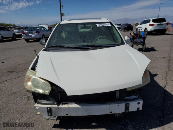 2005 Chevrolet Malibu LS with VIN 1G1ZT54875F294716, listed as a Copart auction lot 71836304 with 0 mi miles and Salvage Title. Bid and sale history available at carsss.com. Image 5.