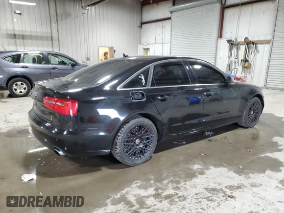 2014 Audi A6 Premium Plus with VIN WAUGFAFC5EN030039, listed as a Copart auction lot 53265225 with 106,784 mi miles and Salvage title. Bid and sale history available at DreamBid. Image 3.
