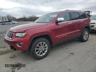 2014 Jeep Grand Cherokee Limited with VIN 1C4RJFBG2EC142390, listed as a Copart auction lot 53782155 with 117,512 mi miles and Salvage Title. Bid and sale history available at carsss.com. Image 1.