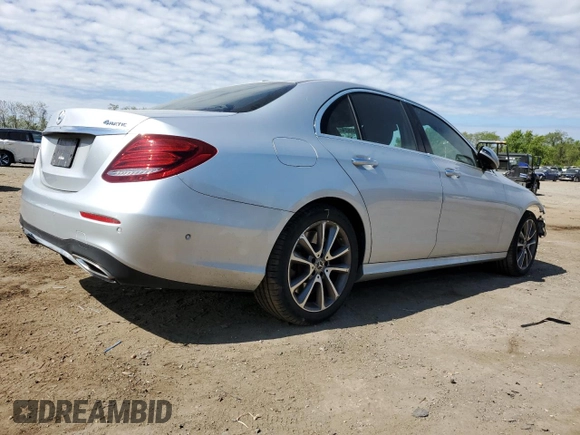 2020 Mercedes-Benz E-Class E 450 with VIN W1KZF6JB6LA808088, listed as a Copart auction lot 52236624 with 43,804 mi miles and Salvage Title. Bid and sale history available at carsss.com. Image 3.