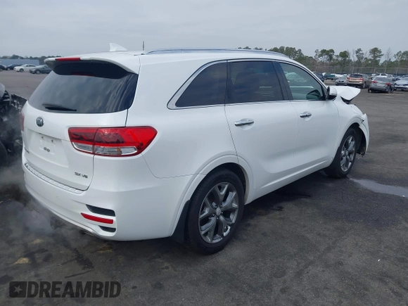 2016 Kia Sorento SX with VIN 5XYPK4A52GG115259, listed as a IAAI auction lot 41494198 with 118,143 mi miles. Bid and sale history available at carsss.com. Image 4.