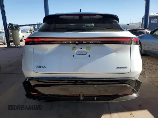 2024 Nissan ARIYA Engage with VIN JN1AF0BA4RM434228, listed as a Copart auction lot 58381025 with 6,930 mi miles and Salvage title. Bid and sale history available at DreamBid. Image 6.