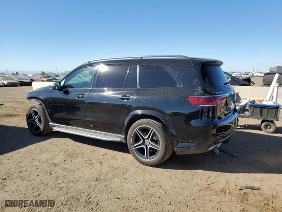2022 Mercedes-Benz GLS with VIN 4JGFF5KE8NA726376, listed as a Copart auction lot 50132395 with 45,710 mi miles and Salvage Title. Bid and sale history available at carsss.com. Image 2.