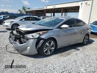 2015 Hyundai Elantra SE with VIN 5NPDH4AE7FH571959, listed as a Copart auction lot 61286275 with 133,410 mi miles and Salvage title. Bid and sale history available at DreamBid. Image 1.