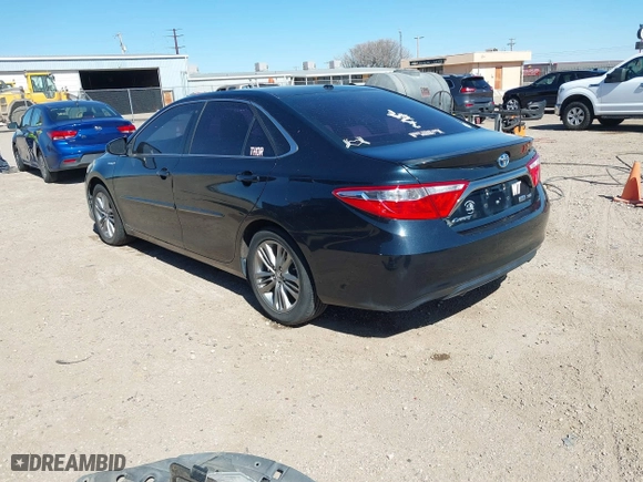 2015 Toyota Camry Hybrid LE with VIN 4T1BD1FK7FU163026, listed as a IAAI auction lot 41651247 with 184,783 mi miles. Bid and sale history available at carsss.com. Image 3.
