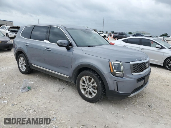 2020 Kia Telluride LX with VIN 5XYP24HC0LG004160, listed as a Copart auction lot 54471435 with 137,073 mi miles and Clean Title. Bid and sale history available at carsss.com. Image 4.