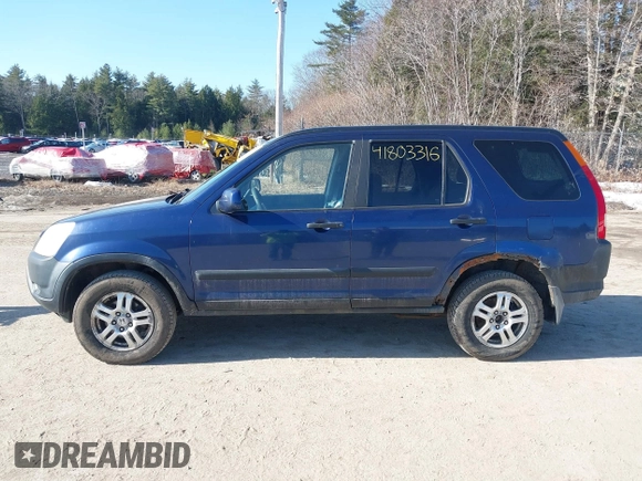 2002 Honda CR-V EX with VIN JHLRD78852C084643, listed as a IAAI auction lot 41803316 with 204,513 mi miles. Bid and sale history available at carsss.com. Image 12.