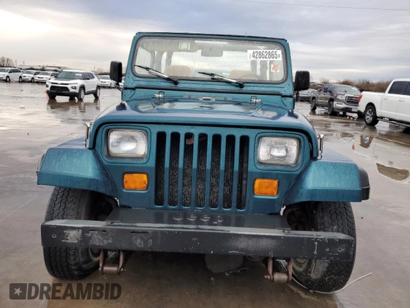 1995 Jeep Wrangler S with VIN 1J4FY19P0SP251226, listed as a Copart auction lot 42862865 with 113,771 mi miles and Clean Title. Bid and sale history available at carsss.com. Image 5.