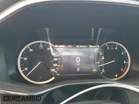 2022 Jaguar F-Pace with VIN SADCK2EX2NA692924, listed as a Copart auction lot 84431864 with 31,520 mi miles and Salvage title. Bid and sale history available at DreamBid. Image 9.