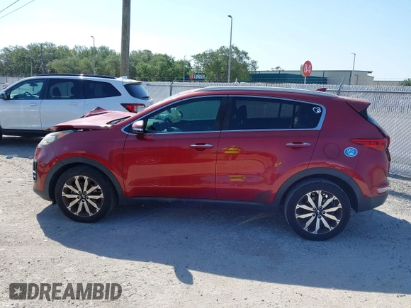 2018 Kia Sportage EX with VIN KNDPN3ACXJ7423171, listed as a IAAI auction lot 41997356 with 84,947 mi miles and . Bid and sale history available at DreamBid. Image 14.