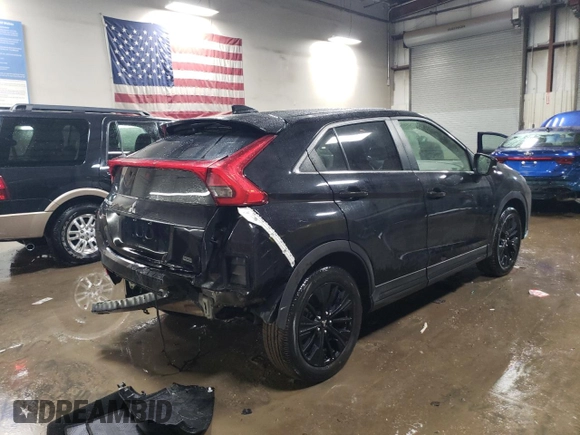 2020 Mitsubishi Eclipse Cross LE with VIN JA4AS4AA8LZ037689, listed as a Copart auction lot 47597425 with 53,608 mi miles and Salvage title. Bid and sale history available at DreamBid. Image 3.