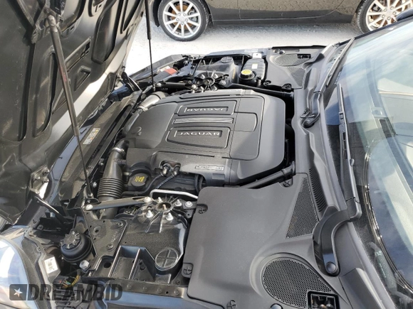 2014 Jaguar F-Type V6 with VIN SAJWA6E74E8K06478, listed as a Copart auction lot 76975894 with Not Provided miles and Salvage Title. Bid and sale history available at DreamBid. Image 11.