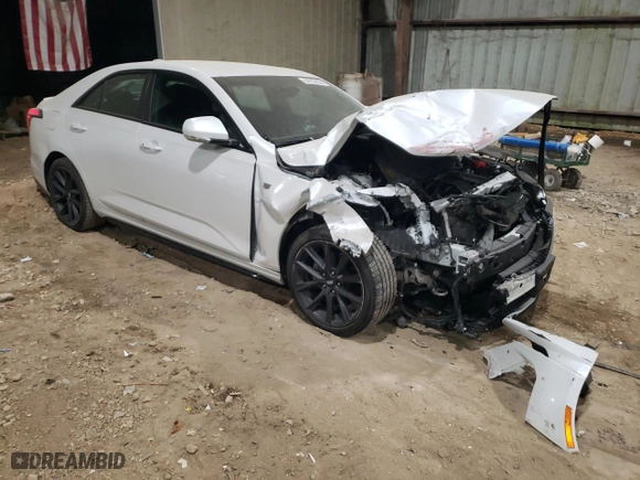 2022 Cadillac CT4 Sport with VIN 1G6DC5RK1N0121768, listed as a Copart auction lot 84252834 with 36,402 mi miles and Salvage Title. Bid and sale history available at carsss.com. Image 4.