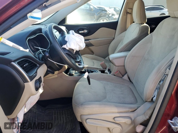 2019 Jeep Cherokee Latitude with VIN 1C4PJMCX3KD228341, listed as a Copart auction lot 46233915 with 87,801 mi miles and Salvage Title. Bid and sale history available at carsss.com. Image 7.