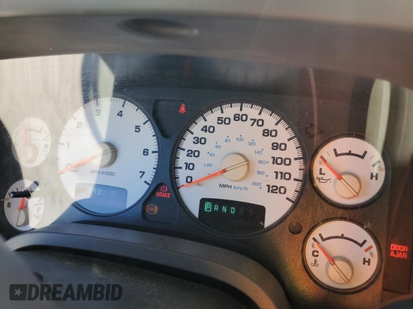 2003 Dodge 1500 with VIN 1D3HU18Z23J554985, listed as a Copart auction lot 77734174 with 193,018 mi miles and Salvage Title. Bid and sale history available at DreamBid. Image 9.