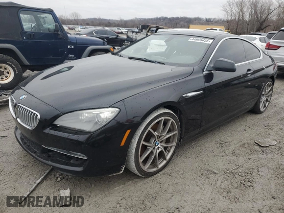 2013 BMW 6 Series 650i with VIN WBAYM9C50DDW20362, listed as a Copart auction lot 44906455 with 199,172 mi miles and Clean Title. Bid and sale history available at carsss.com. Image 1.