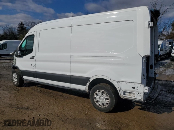 2023 Ford Transit Cargo with VIN 1FTBR1C8XPKC01098, listed as a Copart auction lot 43004965 with Not Provided miles and Salvage Title. Bid and sale history available at carsss.com. Image 2.