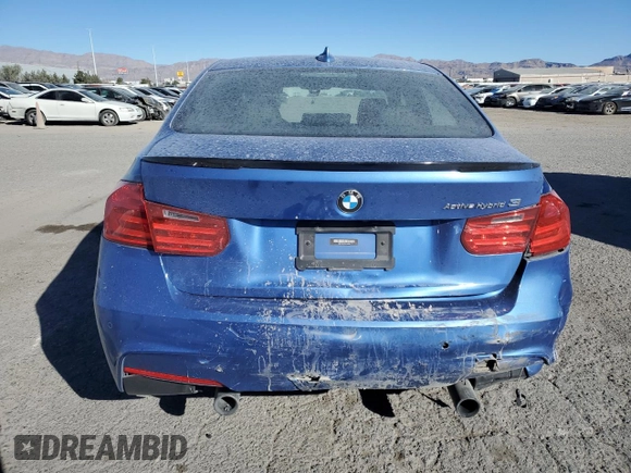 2013 BMW 3 Series ActiveHybrid 3 with VIN WBA3F9C51DF484008, listed as a Copart auction lot 83649454 with 78,925 mi miles and Salvage Title. Bid and sale history available at carsss.com. Image 6.