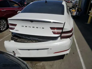 2023 Genesis G80 2.5T with VIN KMTGB4SC5PU142775, listed as a Copart auction lot 69104824 with 30,223 mi miles and Salvage Title. Bid and sale history available at carsss.com. Image 6.
