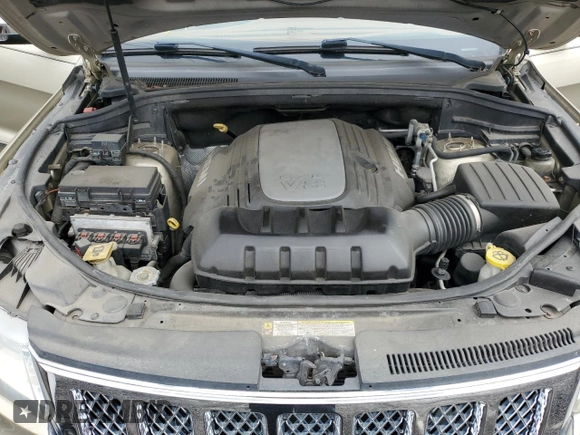 2012 Jeep Grand Cherokee Overland with VIN 1C4RJECT2CC146300, listed as a Copart auction lot 51774655 with 91,947 mi miles and Salvage Title. Bid and sale history available at carsss.com. Image 12.