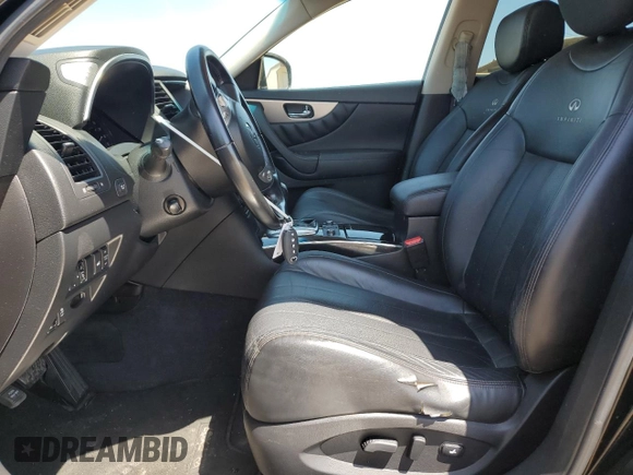 2013 Infiniti FX with VIN JN8CS1MU0DM141129, listed as a Copart auction lot 51896075 with 92,927 mi miles and Salvage Title. Bid and sale history available at carsss.com. Image 7.