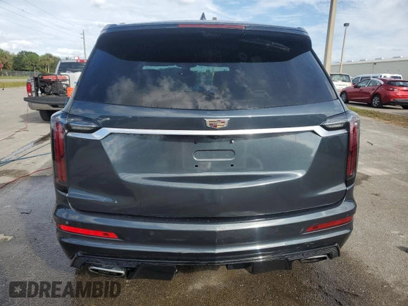 2020 Cadillac XT6 FWD Premium Luxury with VIN 1GYKPERS0LZ100065, listed as a Copart auction lot 75050224 with 0 mi miles and Non Repairable. Bid and sale history available at carsss.com. Image 6.