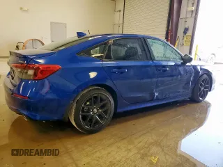 2022 Honda Civic Sport z VIN 2HGFE2F51NH598386, wystawiony jako Copart lot #57687225 z przebiegiem 19 204 mil mil oraz Czysty tytuł • Clean title. Historia ofert i sprzedaży dostępna na DreamBid. Obrazek 3.