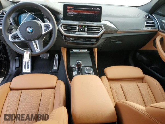 2023 BMW X4 M40i with VIN 5UX43DT0XP9P68536, listed as a Copart auction lot 58071583 with 11,399 mi miles. Bid and sale history available at carsss.com. Image 8.