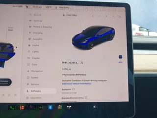 2022 Tesla Model 3 with VIN 5YJ3E1EA4NF191808, listed as a IAAI auction lot 39564406 with 6,756 mi miles. Bid and sale history available at carsss.com. Image 7.