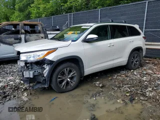 2016 Toyota Highlander XLE z VIN 5TDJKRFHXGS352798, wystawiony jako Copart lot #56978685 z przebiegiem 66 063 mil mil oraz Szkoda całkowita • Salvage title. Historia ofert i sprzedaży dostępna na DreamBid. Obrazek 1.
